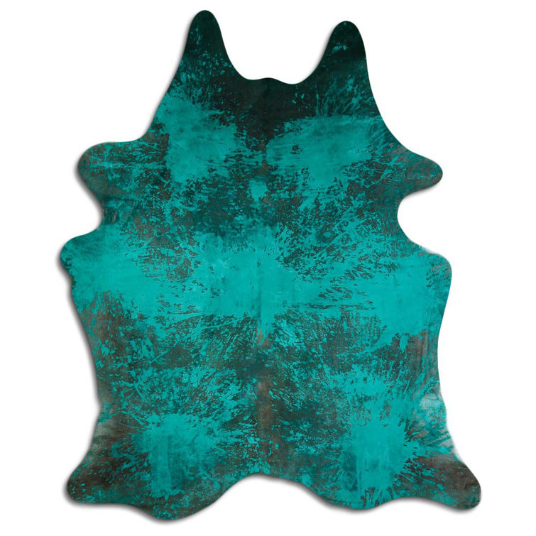 Foundry Select Ashaway Hand Knotted Cowhide Rug Wayfair Canada